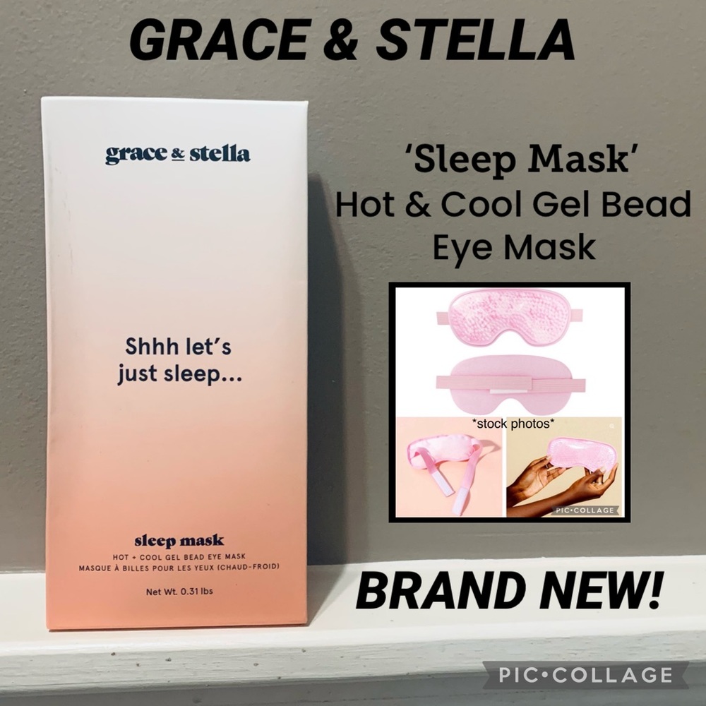 NWT GRACE & STELLA Hot & Cold Gel Bead Sleep Eye Mask.